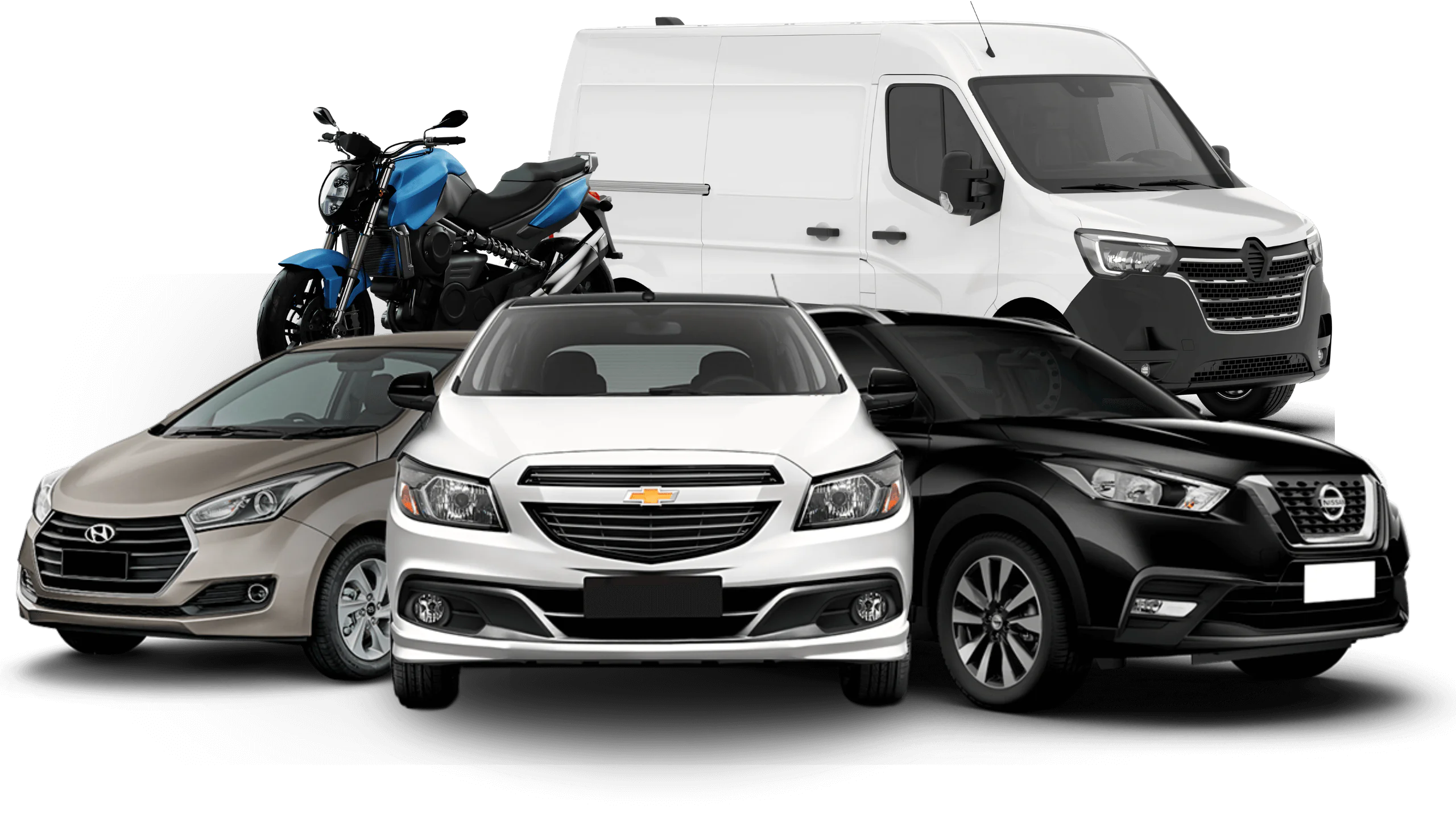 Carro, moto, caminhonete e van protegidos pela Solidy